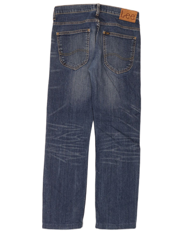 Lee Jean Droit Powell Homme W29 L30 Bleu Coton