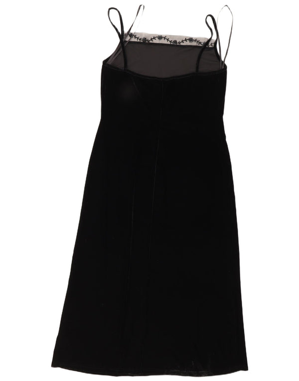 Opera By Richards Robe longue sans manches pour femme UK 16 Large Noir Polyester
