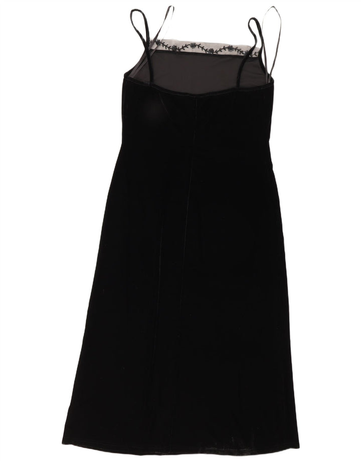 Opera By Richards Robe longue sans manches pour femme UK 16 Large Noir Polyester