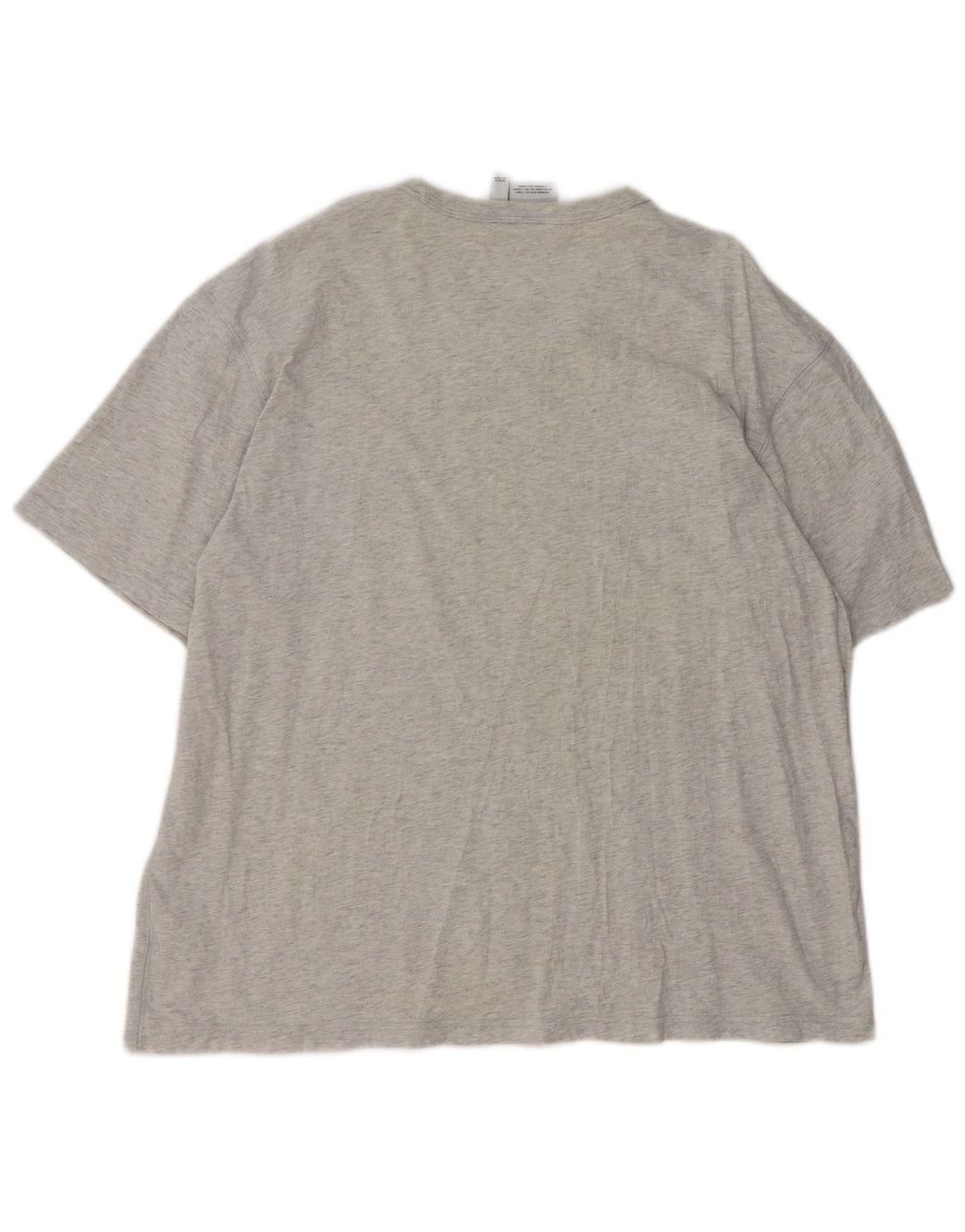 Adidas T-Shirt Homme Haut Large Gris Moucheté Coton