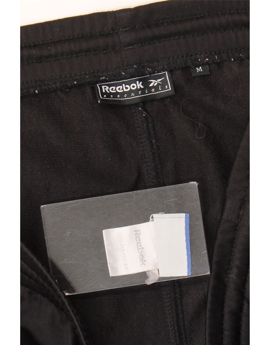 Reebok Pantalon de Survêtement Homme Noir Moyen Polyester