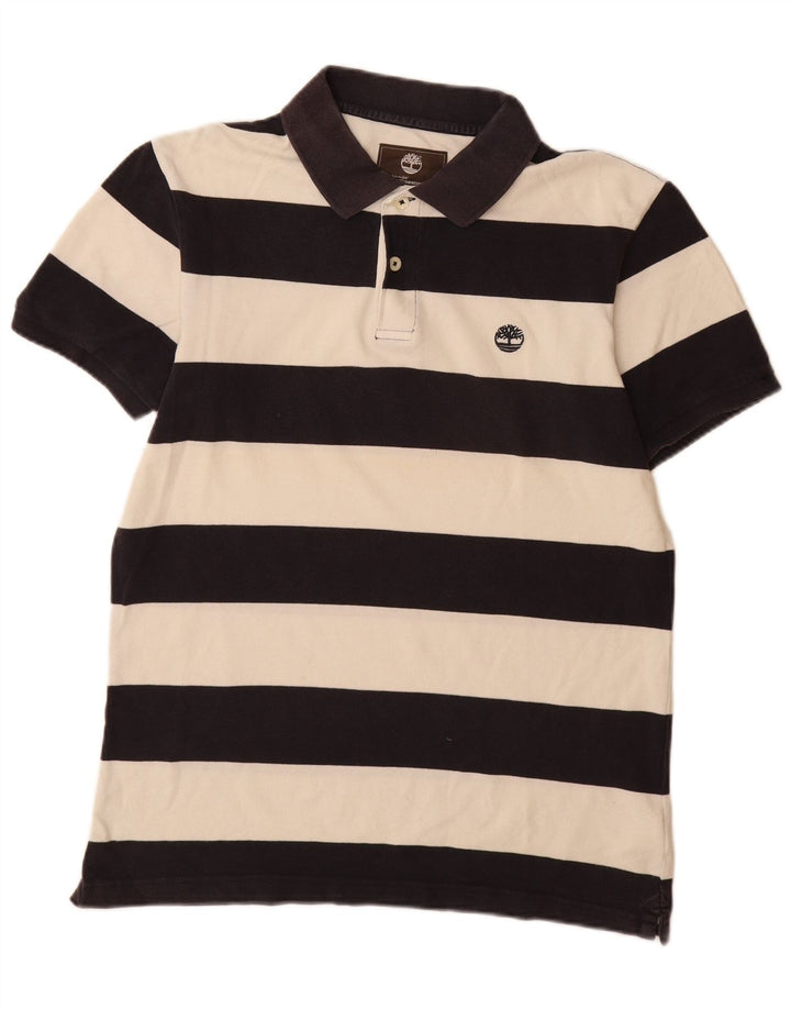Timberland Polo Earthkeepers Regular Fit Homme Blanc Rayé