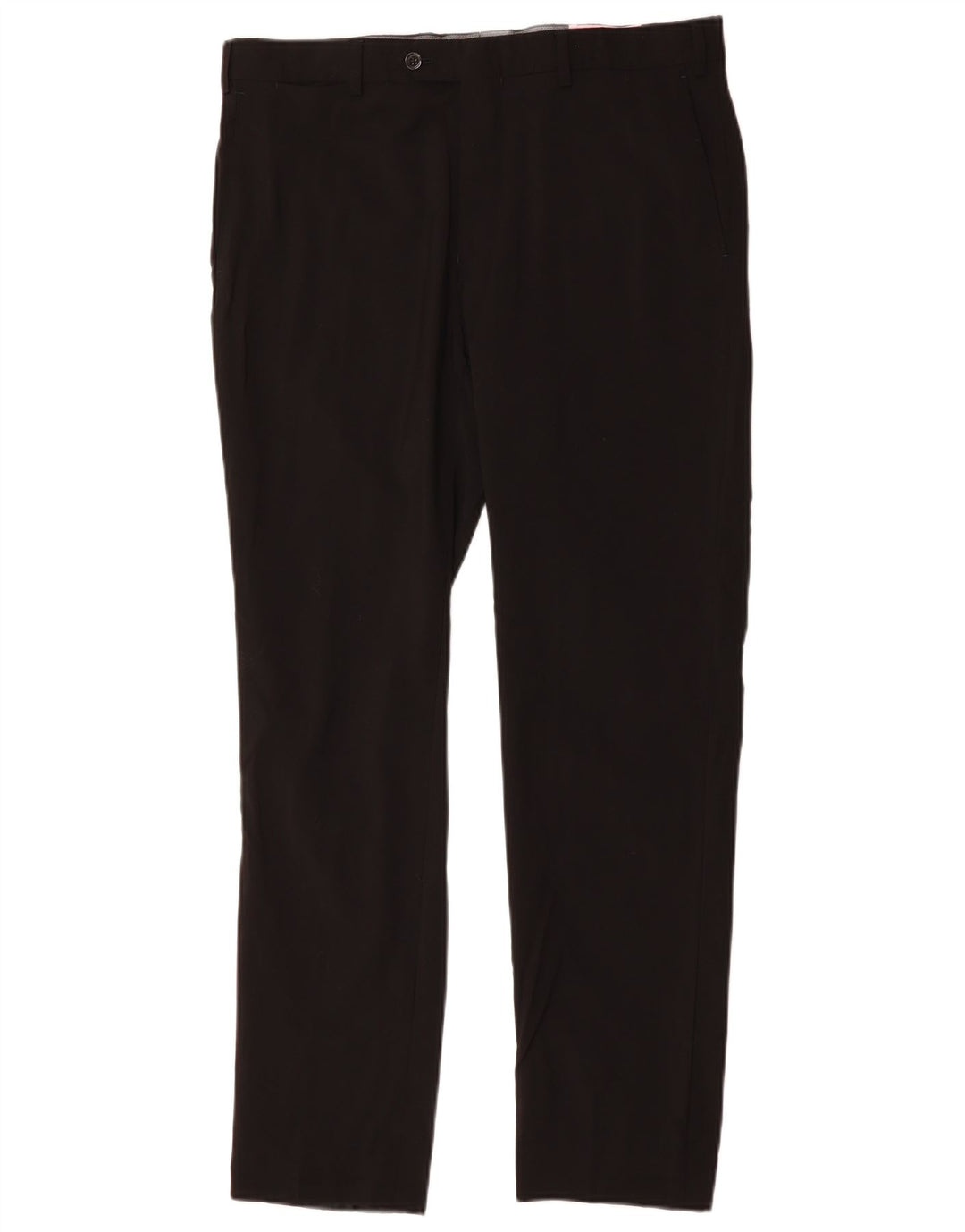 MASSIMO DUTTI Pantalon de costume slim pour homme EU 44 Large W34 L31 Laine noire