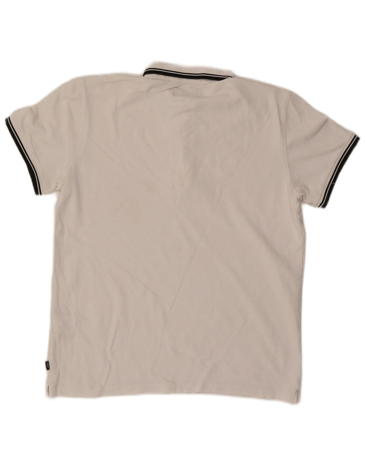 Superdry Polo Homme Grand Blanc Coton