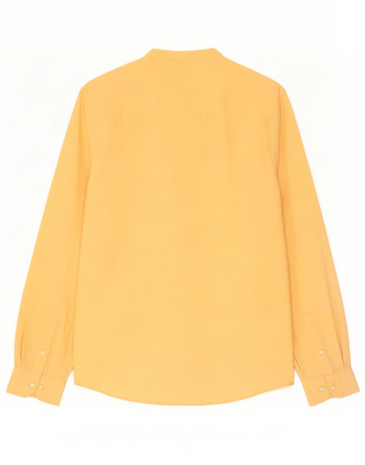 Chemise Zara Homme Petit Lin Jaune