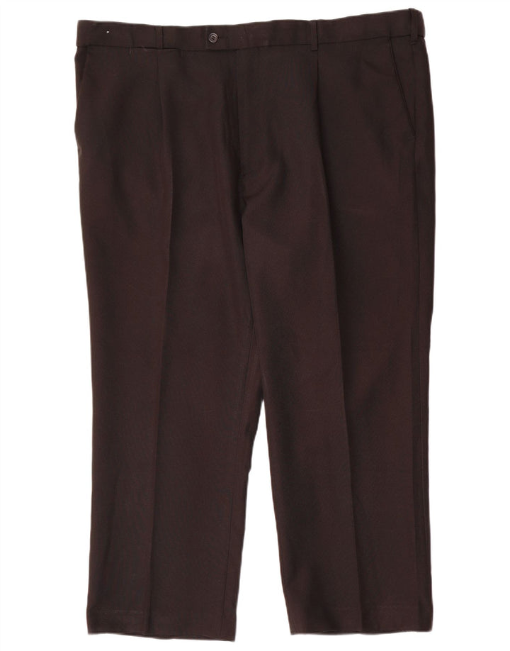 Farah Pantalon Chino Droit Homme W42 L26 Noir Polyester