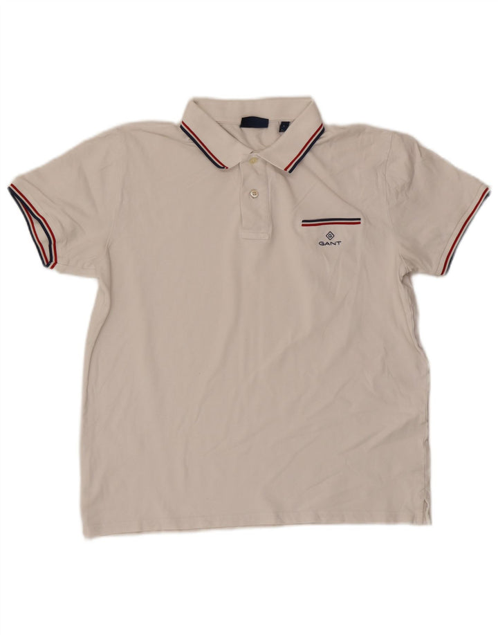 Gant Polo Homme Grand Blanc