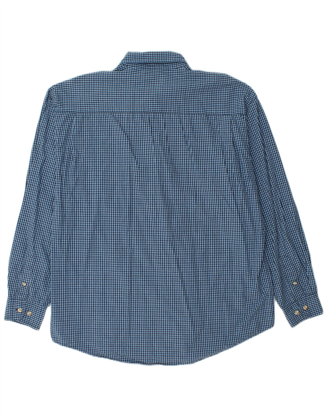 Wrangler Chemise Homme Grand Carreau Bleu Coton