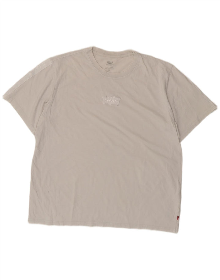 Levi's T-Shirt Coupe Relax Homme Blanc Large Coton