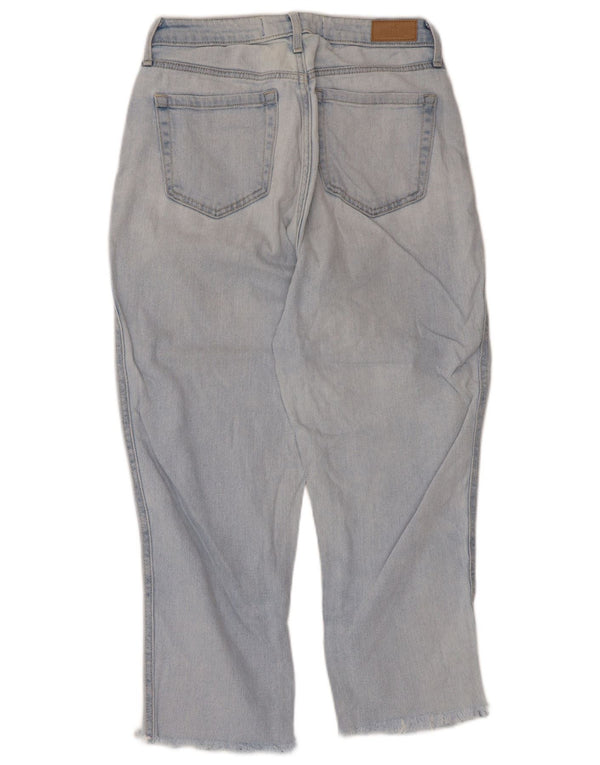 Hollister Jean Mom High Rise Curvy Tapered pour femme US 7 Medium W28 L27 Bleu