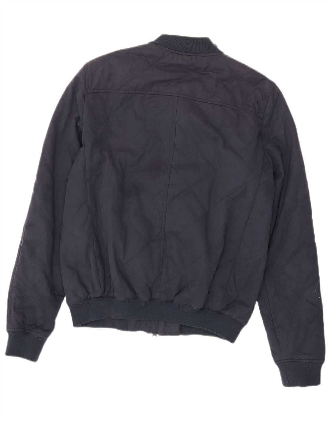 JACK WILLS Veste Bomber Homme UK 36 Petit Bleu Marine Coton