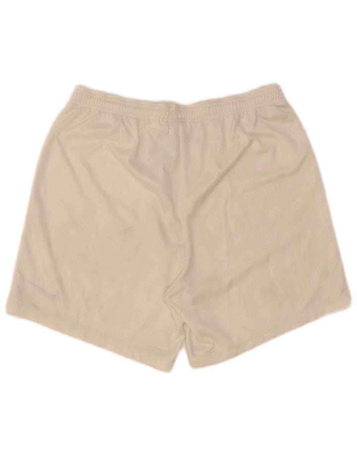 Short de sport Nike pour hommes, grand, blanc, polyester
