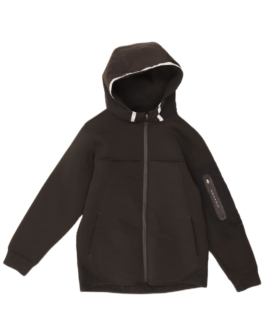 Veste de pluie à capuche Zara garçons 11-12 ans noir polyester