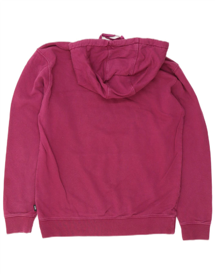 Vans Pull à capuche pour homme en coton bordeaux moyen