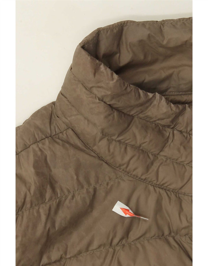 Puffa Veste matelassée pour femme UK 14 Large Marron Polyamide