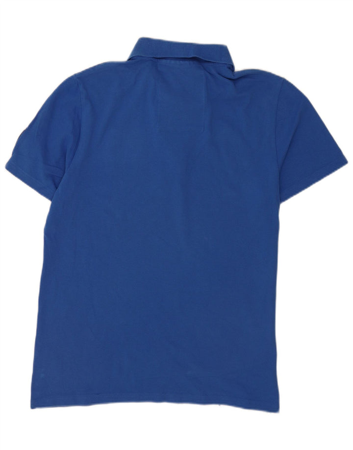 Puma Polo Graphique Homme Bleu Moyen Coton
