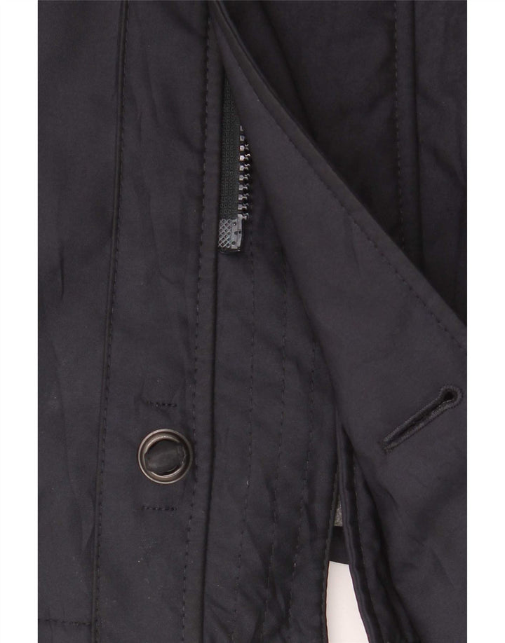 Bond Street Manteau coupe-vent pour homme IT 52 XL Bleu marine Polyester