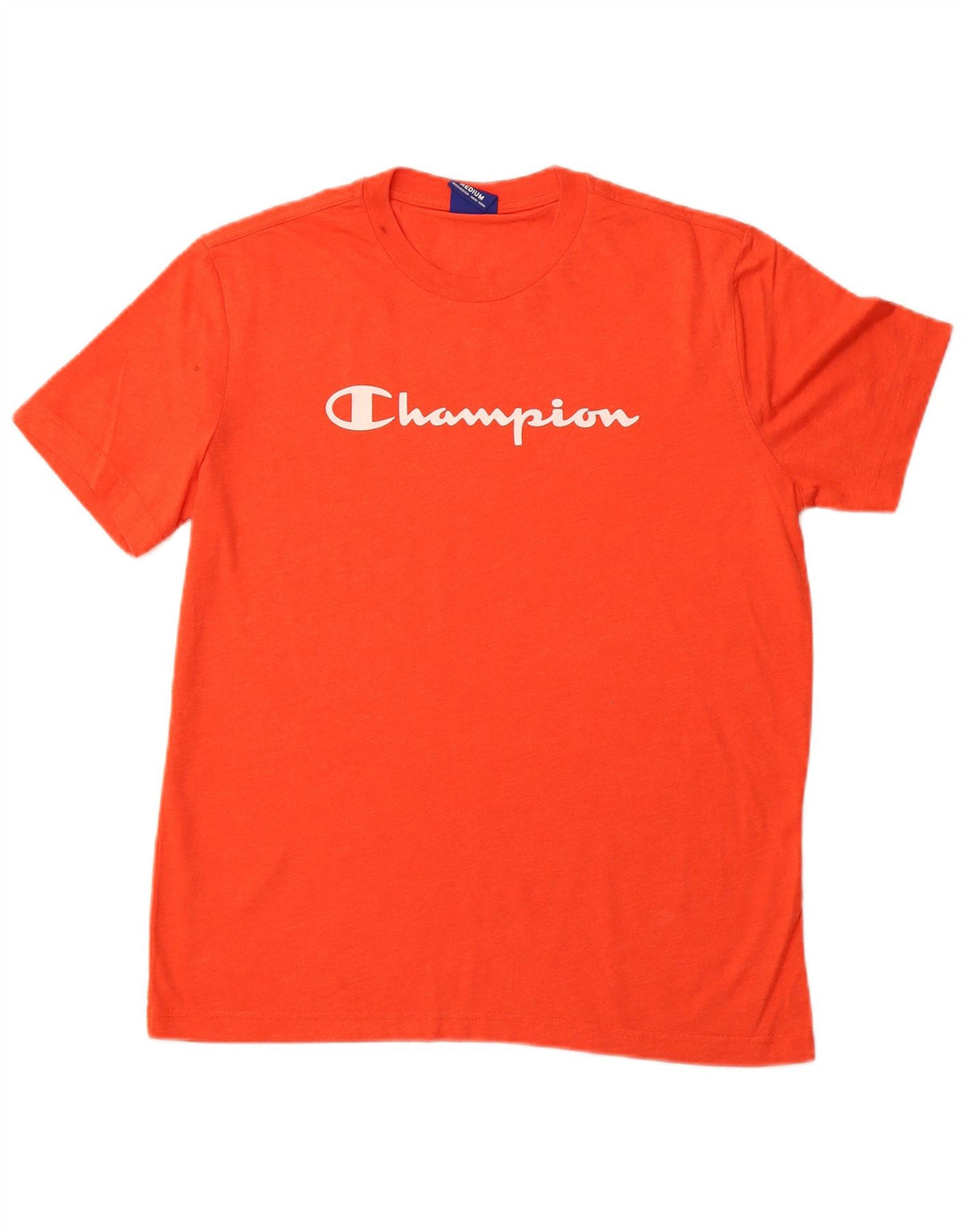 CHAMPION T-Shirt Graphique Homme Orange Moyen