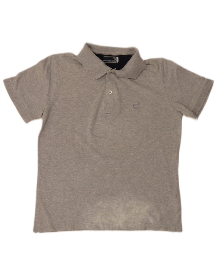Sergio Tacchini Polo Homme IT 48 Petit Gris Coton