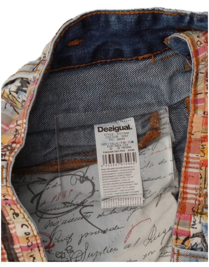 Desigual Jean droit W32 L30 bleu coton homme