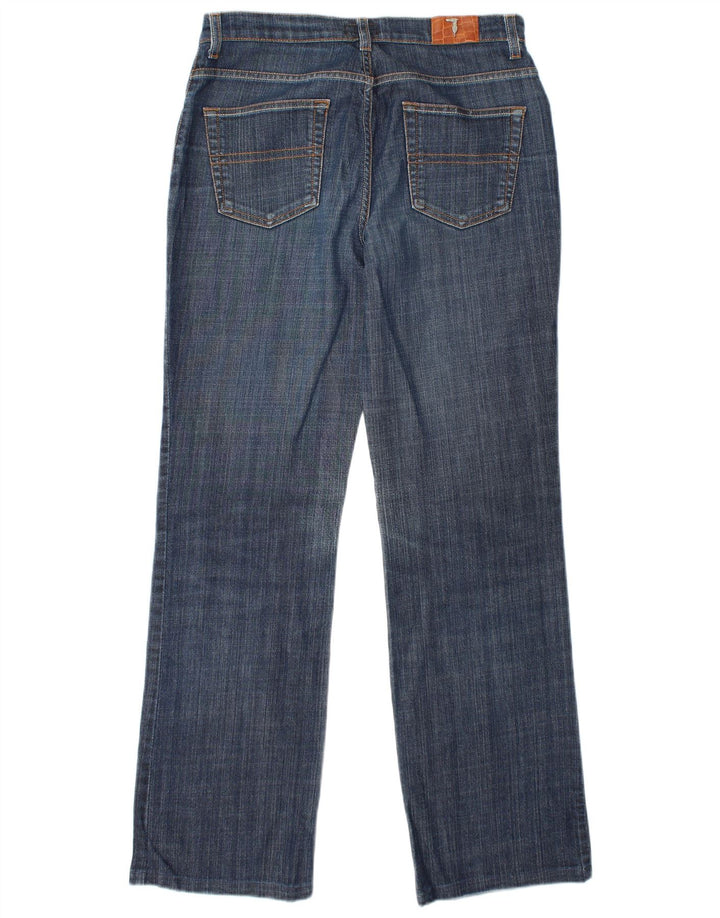 TRUSSARDI Jean Droit Femme W30 L31 Bleu Coton
