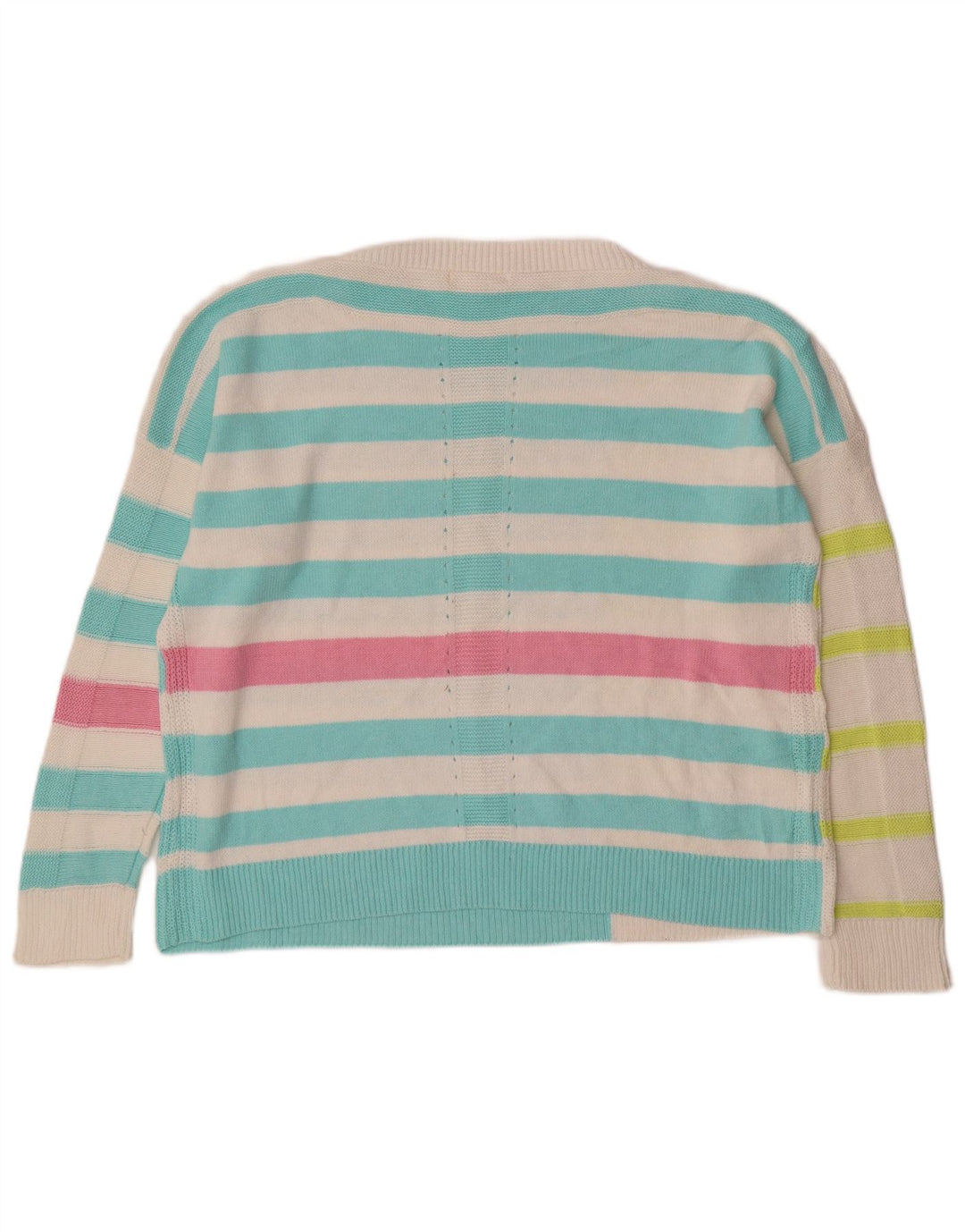 Pull White Stuff Femme Col Bateau UK 16 Large Multicolore