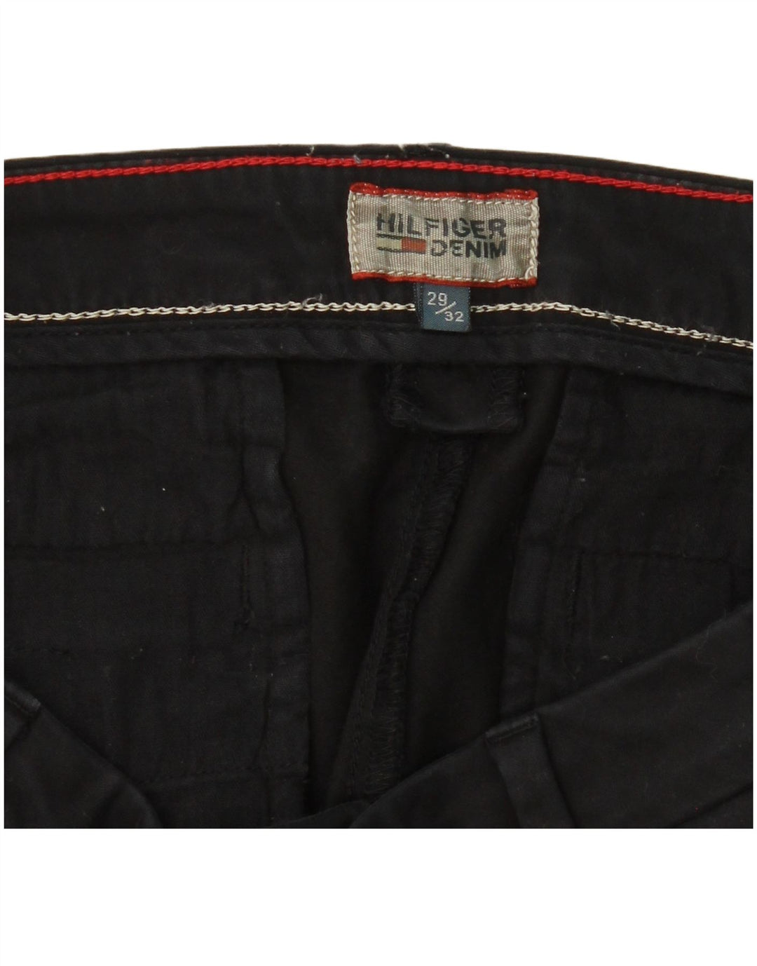 TOMMY HILFIGER Womens Slim Suit Trousers W29 L27 Black