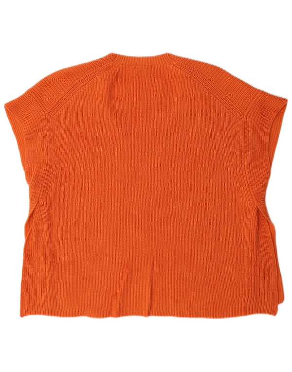 Massimo Dutti Débardeur surdimensionné pour femme UK 14 Coton orange moyen
