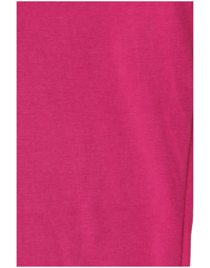 Pantalon de survêtement Zara Femme Joggers UK 10 Small Rose Polyester