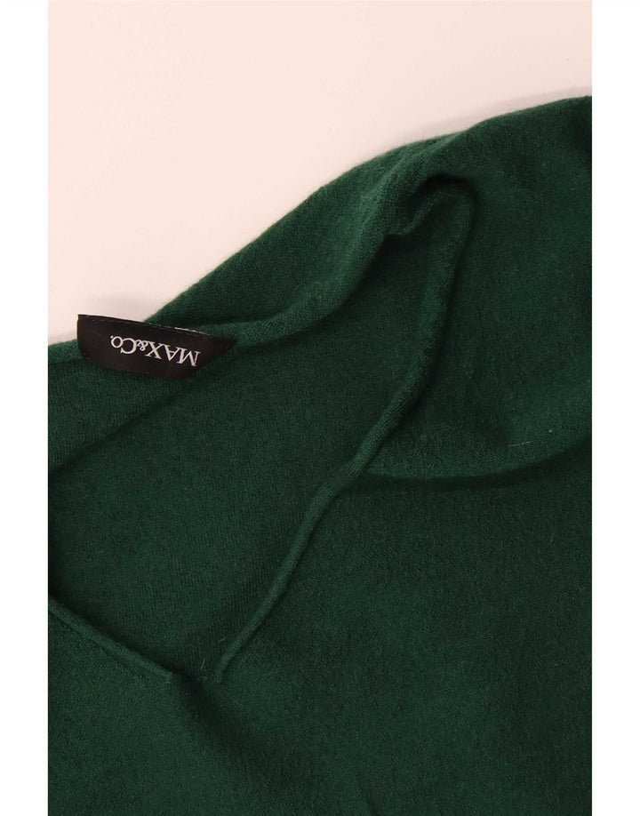 Max & Co. Pull col en V pour femme UK 10 Petit Vert
