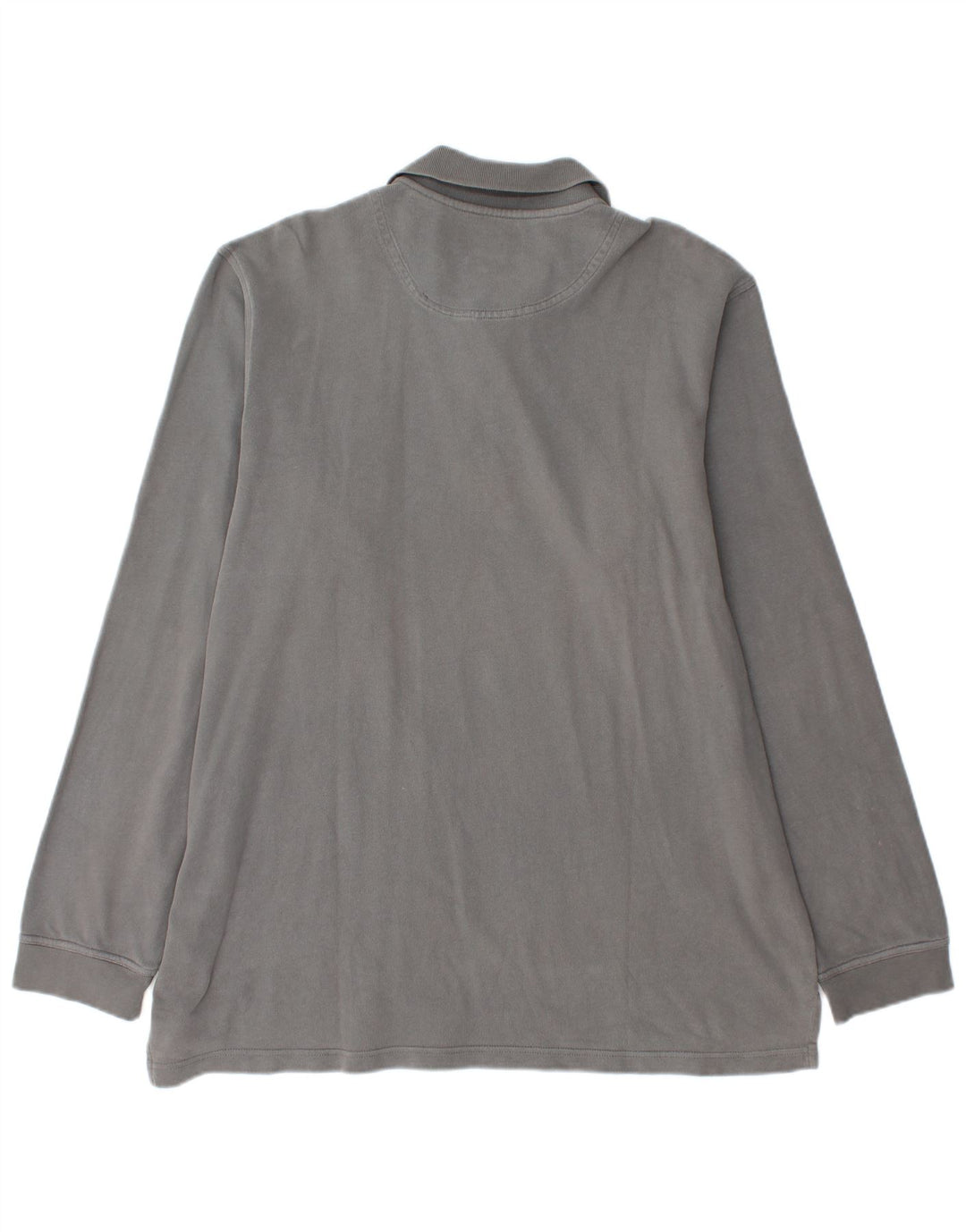 Timberland Polo à manches longues pour hommes, grand coton gris