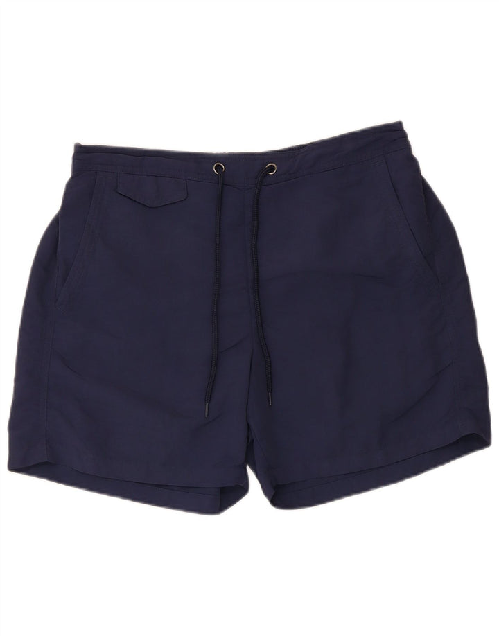 Ted Baker Short de bain pour homme Taille 4 Large Bleu marine Polyamide