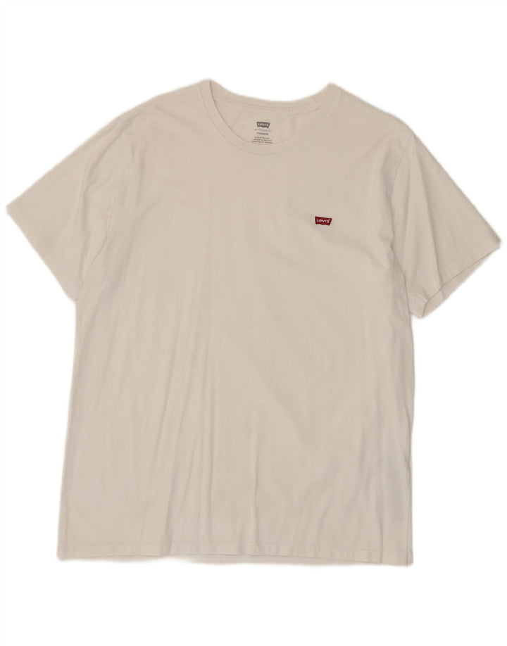Levi's Tee-Shirt Standard Homme Blanc Large Coton