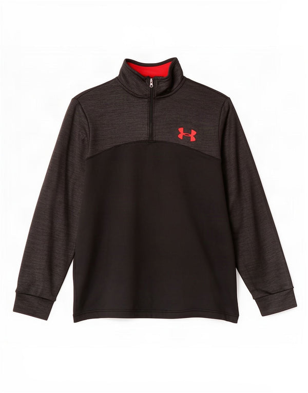 Under Armour Cold Gear Sweatshirt Jumper Small Homme Noir Colorblock