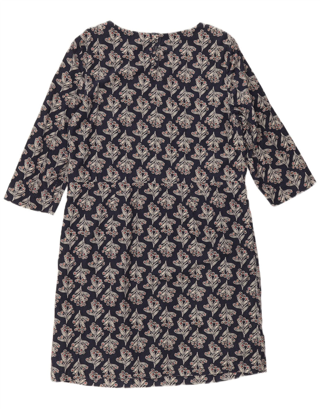 Seasalt Cornwall Robe droite pour femme UK 12 Bleu marine moyen floral
