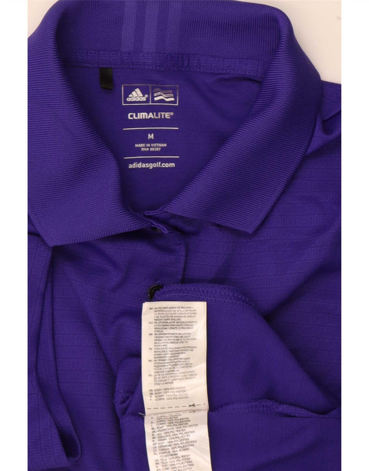 Adidas Polo Climalite pour femme UK 12 Violet moyen Polyester