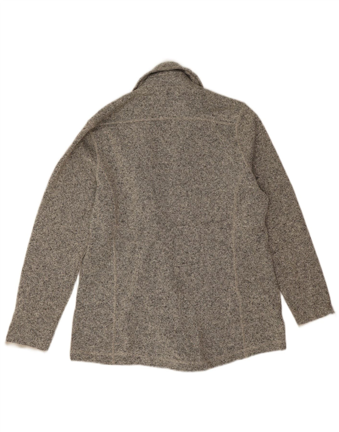 Eddie Bauer Veste blazer double boutonnage pour femme UK 16 Large Gris Moucheté