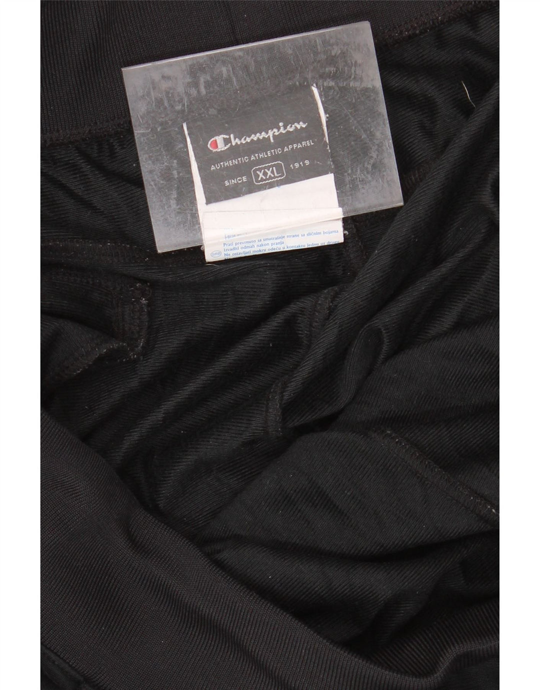 CHAMPION Mens Tracksuit Trousers Joggers 2XL  Black Polyester