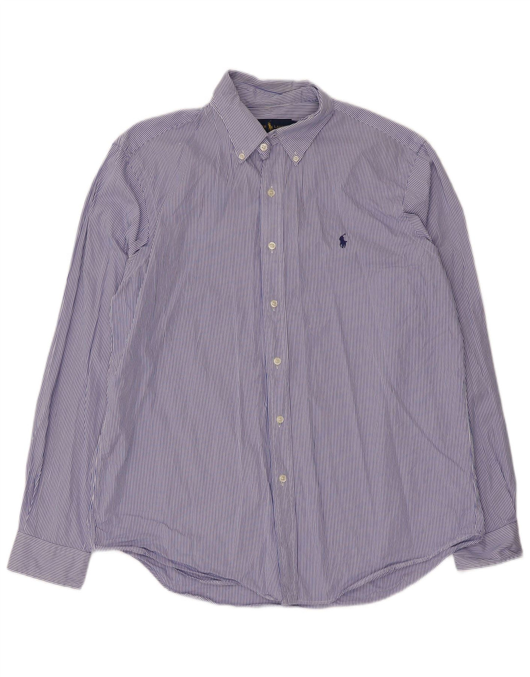 Ralph Lauren Chemise Homme Grand Coton Rayé Bleu