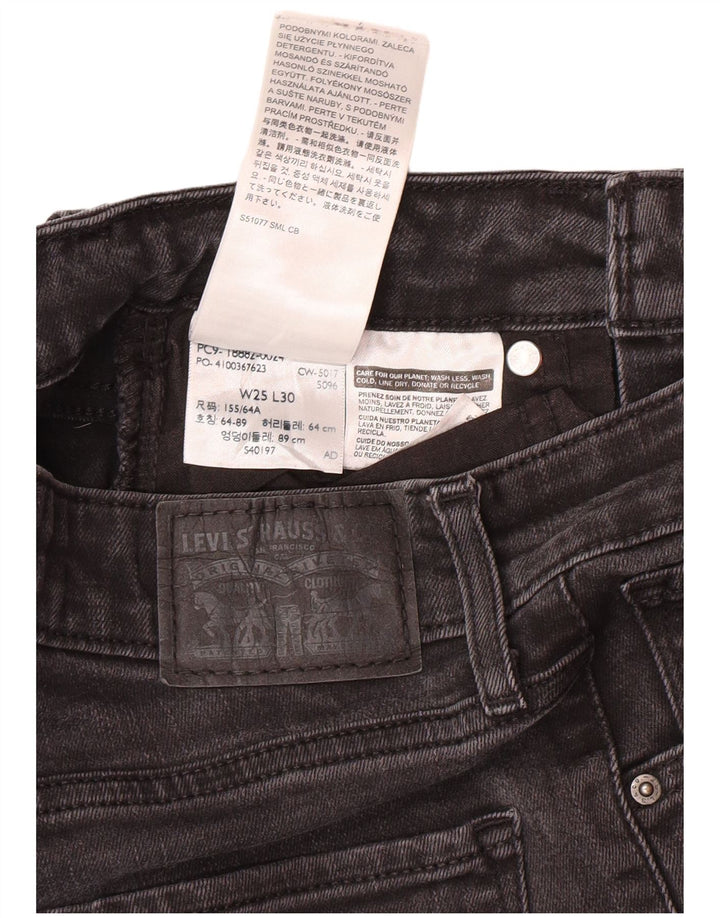 Levi's Jean Skinny 510 Femme W25 L30 Gris Coton Classique