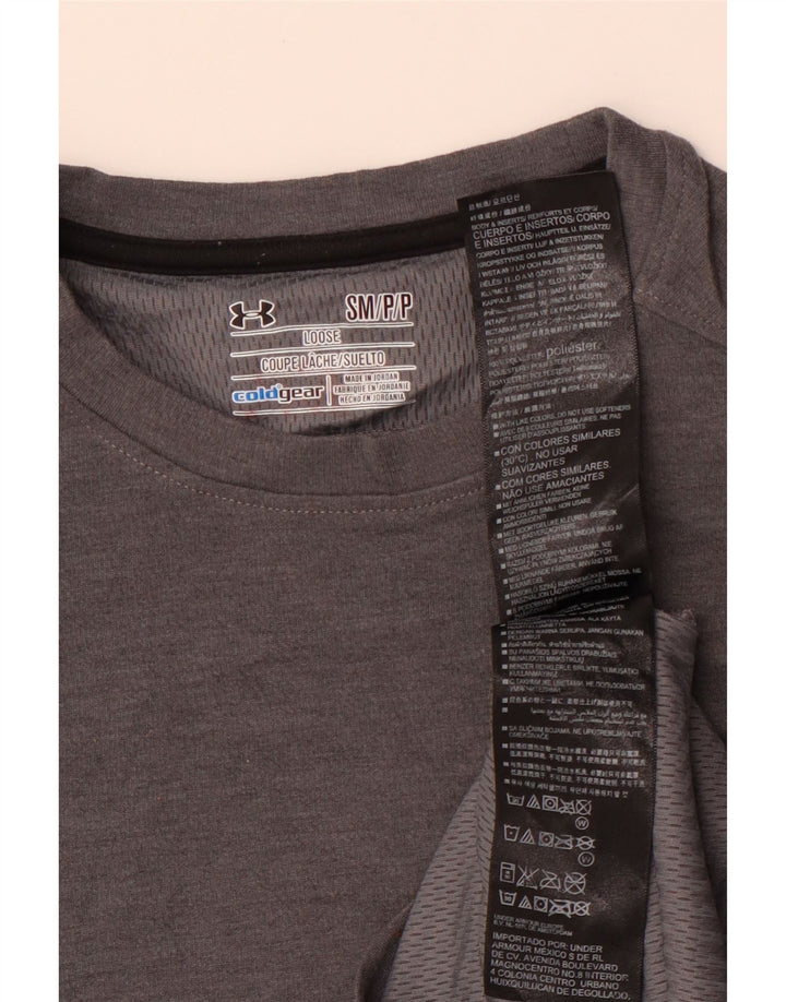UNDER ARMOUR T-Shirt Cold Gear Homme Petit Gris Polyester