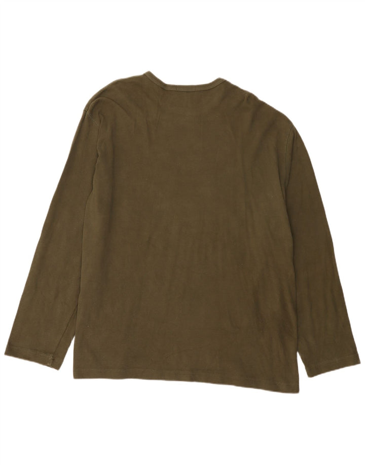 Marks & Spencer Haut à manches longues pour homme 2XL en coton kaki