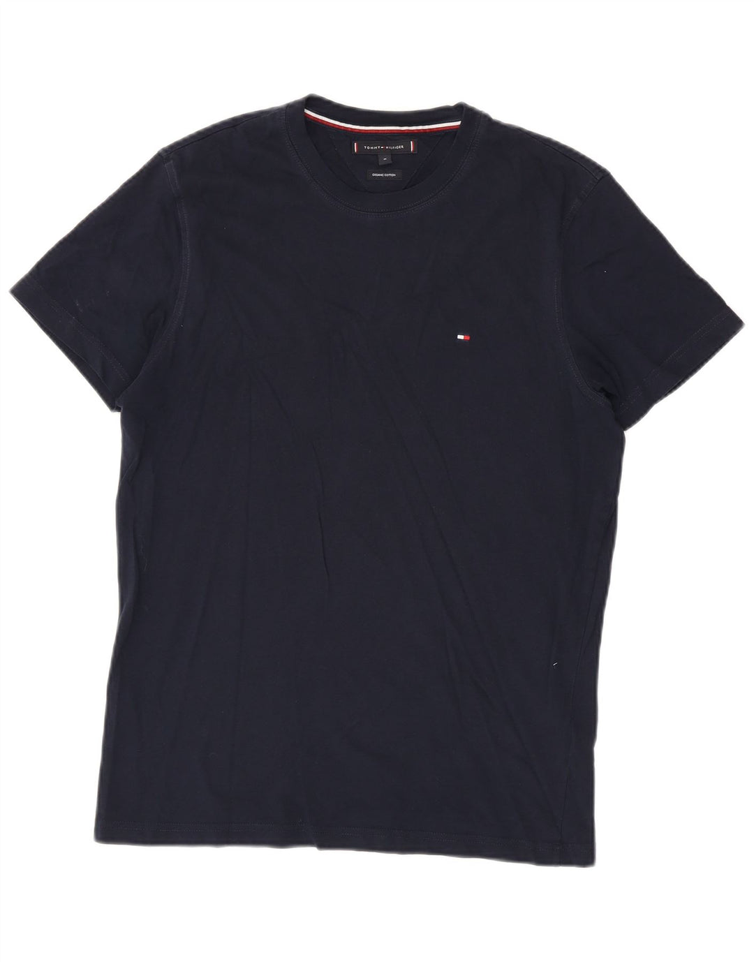 Tommy Hilfiger T-Shirt Homme Bleu Marine Moyen Coton