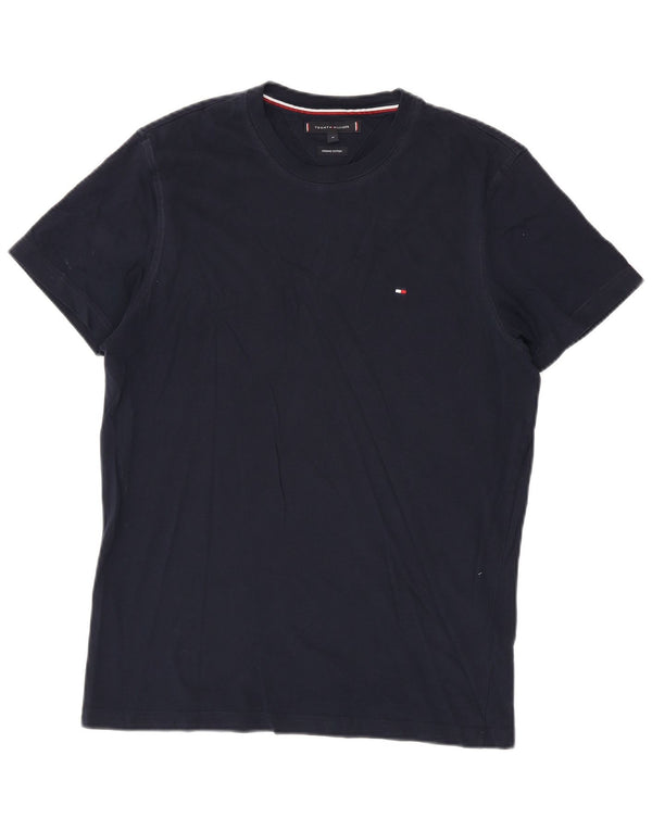 Tommy Hilfiger T-Shirt Homme Bleu Marine Moyen Coton