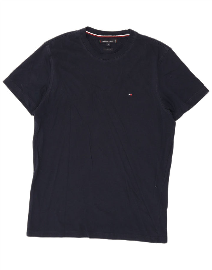 Tommy Hilfiger T-Shirt Homme Bleu Marine Moyen Coton