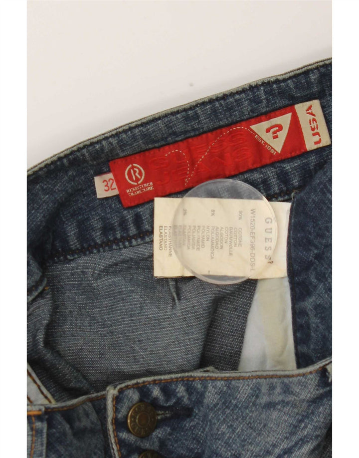 Guess Jean Bootcut Femme W32 L32 Bleu Coton