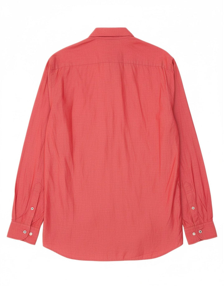 TOMMY HILFIGER Mens Shirt Large Red Cotton Vintage Tommy Hilfiger and Second-Hand Tommy Hilfiger from Messina Hembry 
