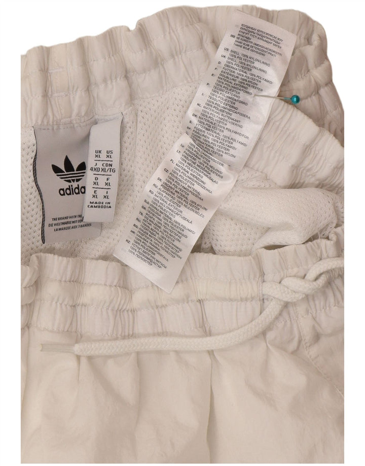 Adidas Short de bain homme XL blanc polyester