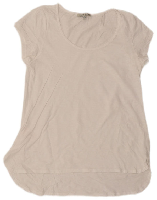 Laura Ashley Tunique pour femme UK 14 Grand coton blanc