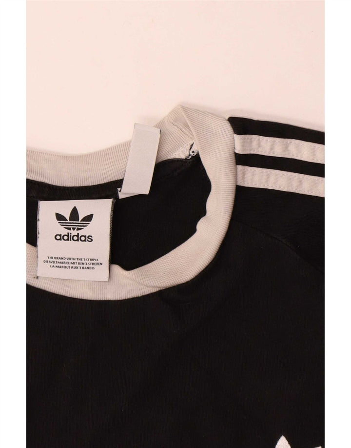 Adidas T-Shirt Homme Haut Petit Coton Noir
